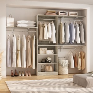 Aheaplus 20-96'' W Closet System for Bedroom - 1 of 4