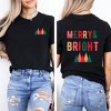 Simply Sage Market Women's Merry and Bright Mountains Front and Back Short Sleeve Graphic Tee - 2 of 4