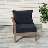 WestinTrends  Avalon Outdoor Patio HDPE Left Arm Facing Sectional Corner Club Chair with Patio Cushions - 2 of 4