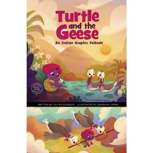 Turtle and the Geese - (Discover Graphics: Global Folktales) by  Chitra Soundar (Paperback) - 1 of 1