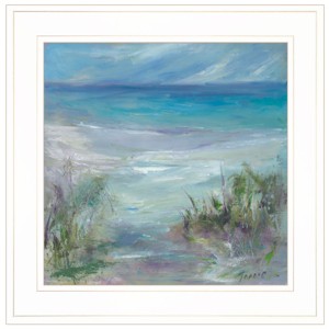Blue Horizons By Tracy Owen-Cullimore, Ready to Hang Framed Print, White Frame - 1 of 3