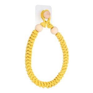 Unique Bargains Jute Rope Durable Retro Design Easy Installation Toilet Paper Holder 1 Pc - 1 of 4