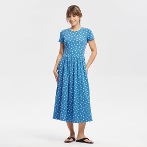Vestido de punto con mangas cortas y encaje para mujer - Universal Thread™