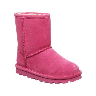 pink bearpaw fur boots