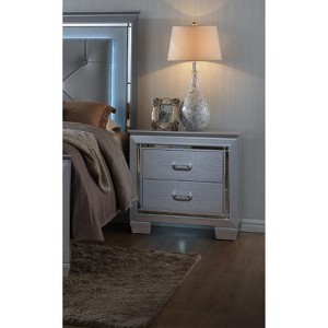 NicBex Nightstand with 2 Drawers,Modern Bedside Table with Unique Design,Side Table for Bedroom,Living Room - 1 of 4