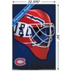 Trends International NHL Montreal Canadiens - Mask 16 Unframed Wall Poster Prints - 3 of 4