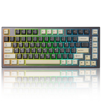 MaseiKar RT80 Gaming Keyboard, 8K Polling Rate, 75% Layout,BT/2.4GHz/Wired,RGB Backlit,Hot Swap,Adjustable Actuation Wireless