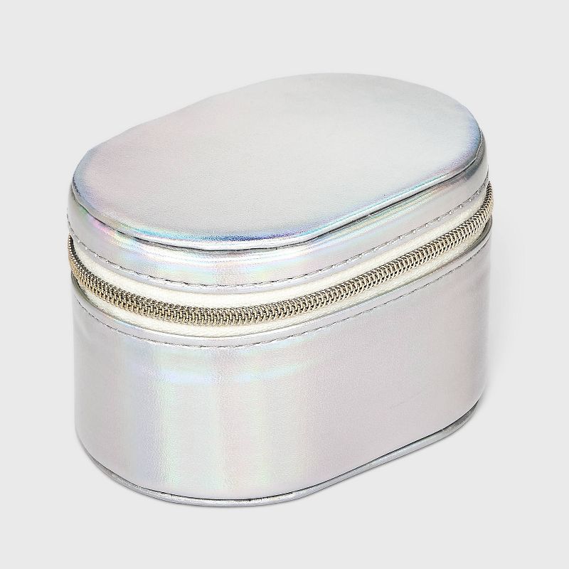 Small Pill Shaped Case Jewelry Box - A New Day™, 1 of 3