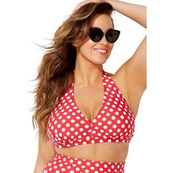 Swimsuits for All Women's Plus Size Diva Halter Bikini Top