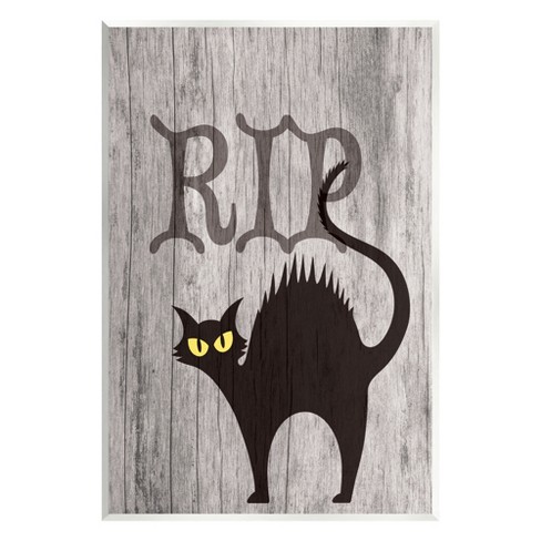 Stupell Industries RIP Halloween Cat, 13'' x 19'' - image 1 of 4