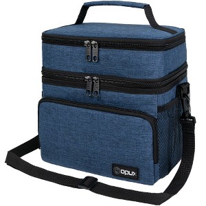 OPUX Insulated Lunch Box Men Women, Large Soft Cooler Bag Work School Picnic, Leakproof Tote Shoulder Strap Kid Adult - 1 of 4