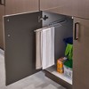 Rev-A-Shelf Under Sink Cabinet Kitchen Bathroom Prong Pullout Extendable 2 Prong Standard Size Towel Bar Organizer, Chrome, 563-51-C - 2 of 3