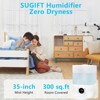 SKONYON  4L Cool Mist Humidifier with App Control, 7-Color LED, Ultra Quiet Operation, and Easy Top Fill Design - 2 of 4