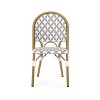 PAGED Outdoor Dining Chairs Modern Patio Chairs with Aluminum Frame and Wicker Wrappings for Backyard, Garden, Poolside - 2 of 4