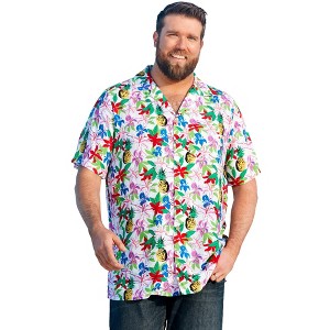 KingSize KS Island Printed Rayon Short-Sleeve Shirt - 1 of 4