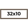 PosterPalooza | Panoramic Sculpted Silver Picture Frame - UV Acrylic, Foam Board Backing, Hanging Hardware - 2 of 4