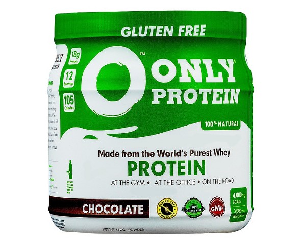 Only Protein Grass-Fed Whey Protein Powder - Chocolate - 0.68lb