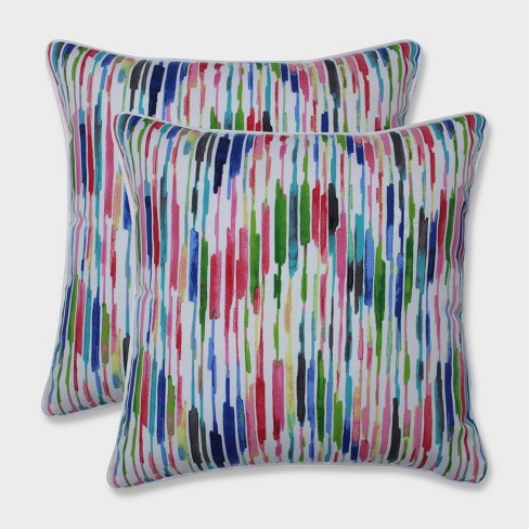 16 5 2pk Drizzle Summer Throw Pillows Pink Pillow Perfect Target