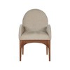 Meridian Furniture,Waldorf Chenille Fabric Dining Chair - 3 of 4