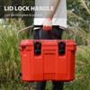 Hooure 30 Quart Cooler with Wheels, Ice Chests Portable Camping Cooler Holds Ice up to 6 Days, Leak-Proof Outdoor Insulated Cooler with Handle - 4 of 4