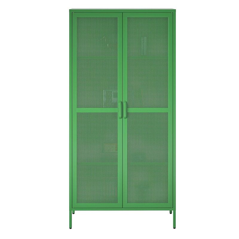 Channing Tall 2 Door Storage Cabinet Mesh Metal Locker - Novogratz, 5 of 13