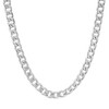 Steeltime Men's stainless steel 24" curb necklace chain, lobster clasp. Color Options: Silver, Gold - 2 of 4
