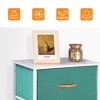 Pellebant Vertical Dresser for Bedroom Storage Tower 5-Drawer Steel Frame Wood Top Easy Pull Non-woven Fabrics Drawer - 4 of 4