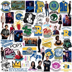 Riverdale 50ct Vinyl Large Deluxe Stickers Variety Pack - 1 of 4