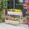 Yaheetech Wooden Raised Garden Bed for Flowers Vegetables Herbs, Wood - 2 of 4