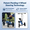 KneeRover All Terrain Fusion Patented Knee Scooter with 4 Wheel Steering - 2 of 4