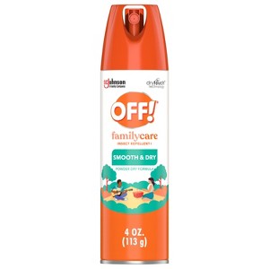 OFF! FamilyCare Mosquito Repellent Bug Spray Smooth & Dry- 4oz - 1 of 4
