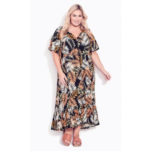 Avenue  Women's Plus Size Val Dress - Navy - 30w/32w : Target