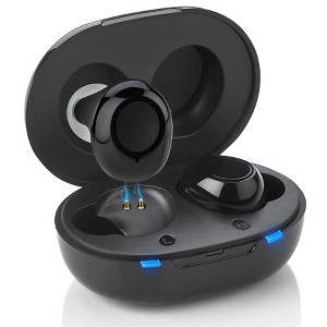 MEDca Digital Hearing Amplifier, Next Generation In the Ear Personal Sound Device w/ Noise Reduction, Rechargeable ITE 2 Piece Set, Charging Case - 1 of 4