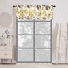 Kate Aurora Garden Chic Watercolor Poppy Field Floral Rod Pocket Valance - 2 of 2