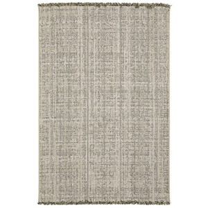 Captiv8e Designs Grimaldi Faded Textures Beige/Black Indoor/Outdoor Rug - 1 of 4