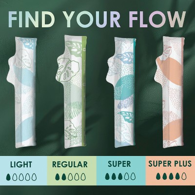 L . Organic Tampon Regular Tampons - 84ct