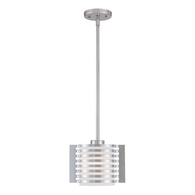 Livex Lighting Hilliard 1 - Light Pendant in  Polished Chrome