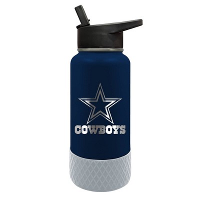 NFL Dallas Cowboys Rush 24 oz Stainless Steel Water Bottle with lid 