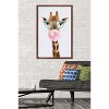 Trends International Reinders - Funky Giraffe Framed Wall Poster Prints - 2 of 4