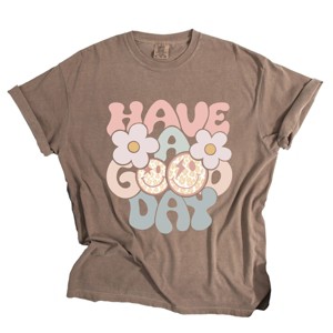 Simply Sage Market Have a Good Day Flowers Garment Dyed Tee - 1 of 4