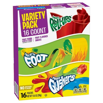 Fruit Flavored Variety Snacks - 16ct