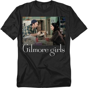 Men's Gilmore Girls Lorelai and Luke T-Shirt - 1 of 4