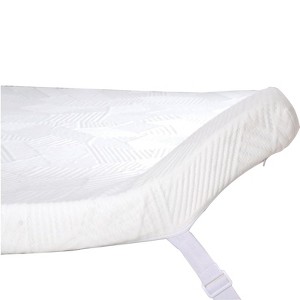 Itopfox 3 Inch Memory Foam Mattress Topper with Cooling Gel & Removable Cover, Soft & Pain Relief, CertiPUR-US & Oeko-Tex Certified - 1 of 4