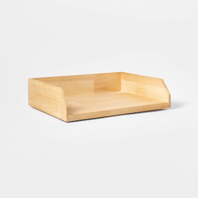 Light Wood Letter Tray - Threshold&#8482;