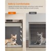 Modern Dog Crate Furniture with Charging Station & Hidden Acrylic Door ¨C Side Table for Small/Medium Dogs up to 45 lb - 3 of 4