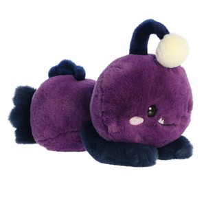 Aurora Small Ani Angler Fish Too Cute Playful Stuffed Animal Purple 9" - 1 of 4