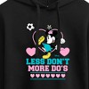 Women's - Disney - Less Dont More Dos Soccer Cropped Graphic Hoodie - 2 of 3
