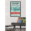 Trends International Stop The Spread of Germs - Wash Your Hands Framed Wall Poster Prints - 2 of 4