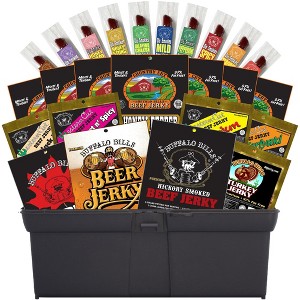 Buffalo Bills 25-Piece Beef Jerky & Beef Stick Sampler Gift Tool Box (filled with 25 assorted packs) - 1 of 4