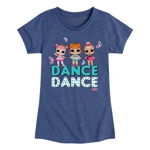 Girls' - LOL Surprise! - Dancing Dolls Dance Fitted Short Sleeve Graphic T-Shirt - 1 of 4